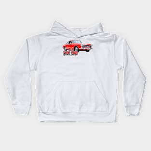 1966 Fiat 1500 Spider Hardtop Coupe Kids Hoodie